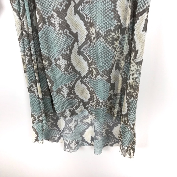 Anthro | Weston Wear Snake Print Tunic Blouse - Picture 3 of 5